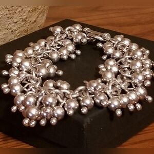 Rare Silpada Sterling Silver Cha Cha Bracelet